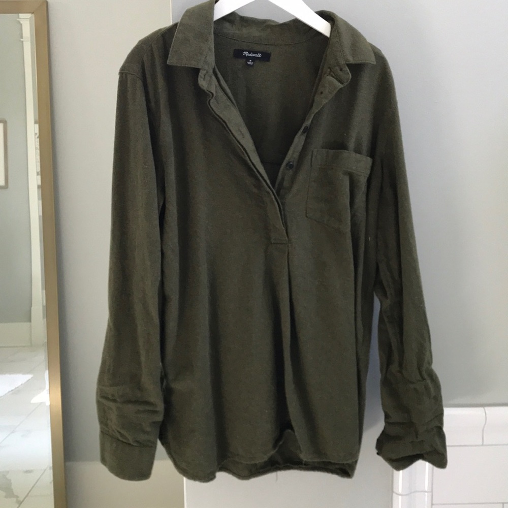Madewell button top